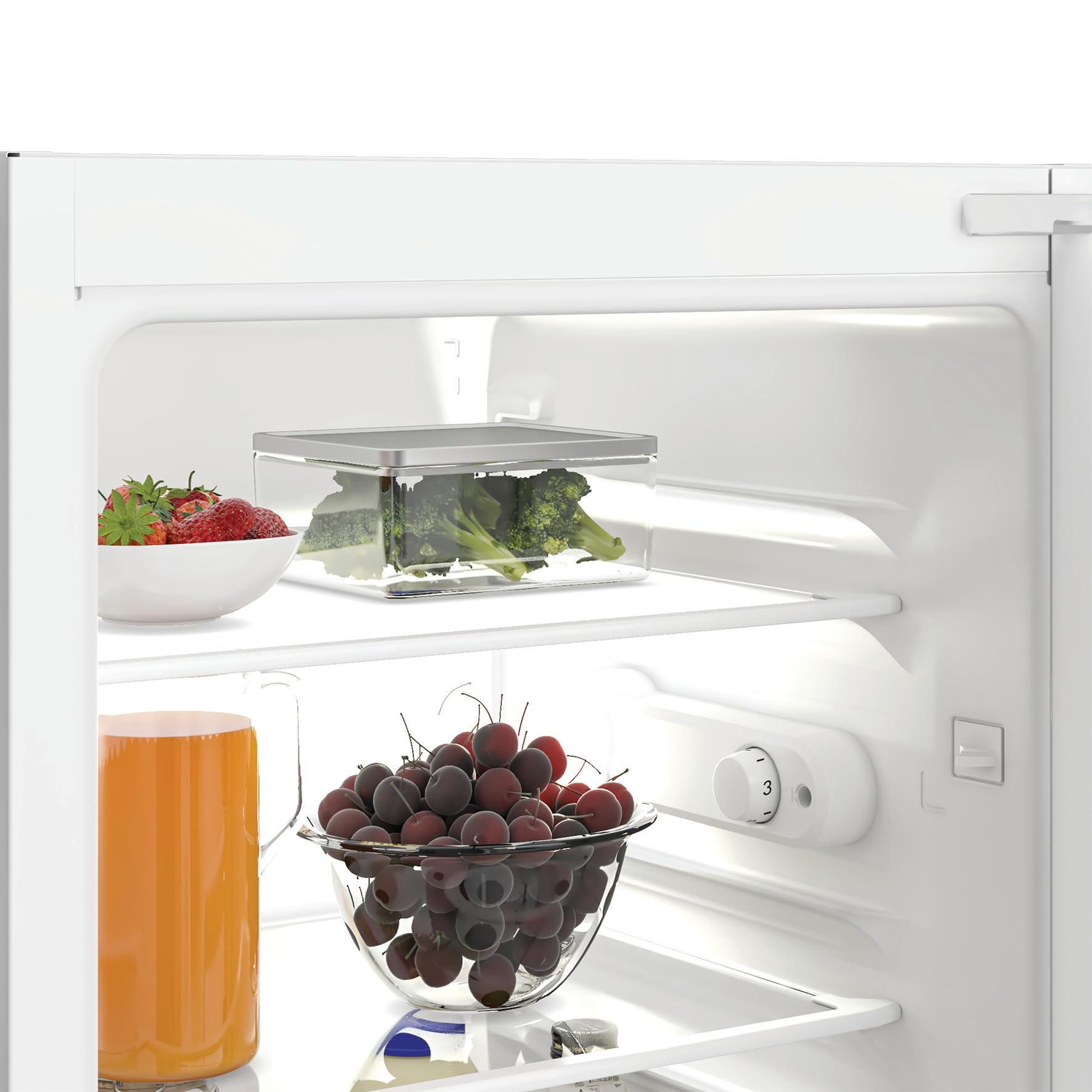 Bauknecht Einbau-Kühlschrank BKSI 9VF2 / ohne Gefrierfach/Nische 88 / Nutzinhalt Kühlen: 126 l/EEK E/LED Licht