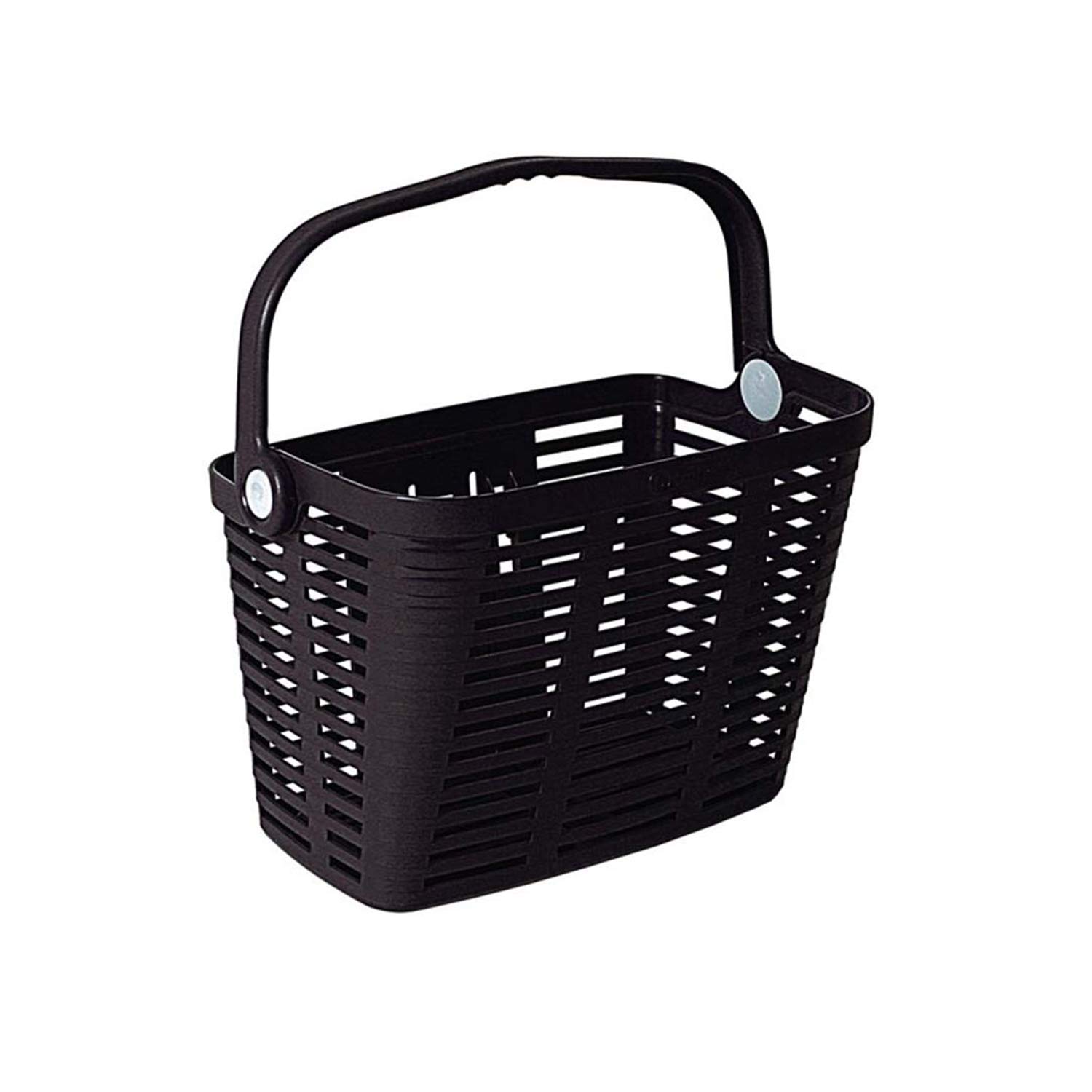 b bellelli Cestino da Bicicletta Frontale Rimovibile - Attacco al Manubrio, Adatto Anche alle e-Bike - Carico Massimo 5 kg - Nero